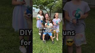 DIY Water Guns | Water Play for Summer ️  #momlife #waterplay #momhacks #summeractivities