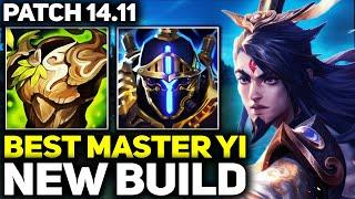 RANK 1 BEST MASTER YI IN THE WORLD NEW BUILD GAMEPLAY! (PATCH 14.11) | Season 14 League of Legends
