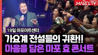 전설들의 귀환! 마음을 담은 마포 효 콘서트  / 11월 21일