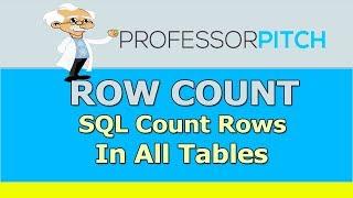 SQL Table Row Count