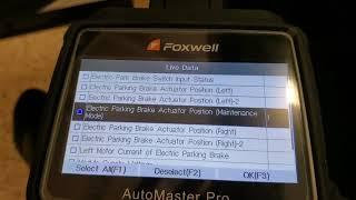 2016 - 2021 Mazda CX-9 - Trying To Retract EPB With Foxwell NT680 OBD2 Scanner (OBDII Scan Tool)