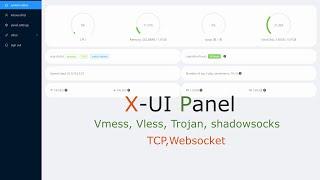 نحوه نصب پنل X-UI - Vmess+Vless+Trojan+Shadowsocks/TCP+WS+QUIC+GRPC+kcp+http/V2ray/Xray