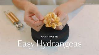 How to make Easy Hydrangeas Sugar Flowers