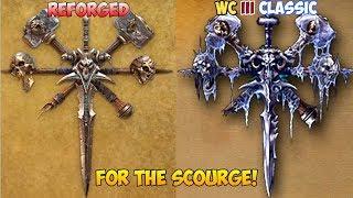 Warcraft III Reforged: Maps of Warcraft (WC1,WC2,WC3&WoW) Loading Screens Comparison (1994 VS 2020)