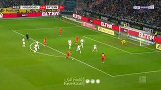 Ramy Bensebaini Goal - Borussia Monchengladbach vs FC Bayern Munich 2-1 Bundesliga 2019/20