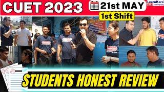 CUET 2023 Students Reaction | Best CUET Exam Ever Honest Review