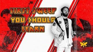 First Jiu Jitsu Sweep You Should Learn || Flower Sweep by Adam Wardziński