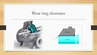 pump wear ring clearance