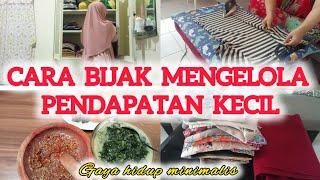 CARA BIJAK MENGELOLA PENDAPATAN KECIL ‼️| ATUR GAJI KECIL| CARA BERHEMAT| HIDUP MINIMALIS