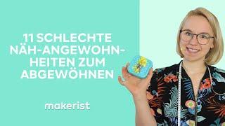 11 schlechte Näh-Angewohnheiten, die wir uns abgewöhnen sollten