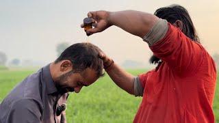 ASMR PAKISTANI HEAD & BACK MASSAGE | BABA BENGALI #massage