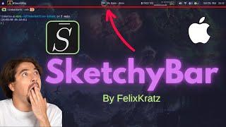 Install and configure a custom menubar, sketchybar macOS