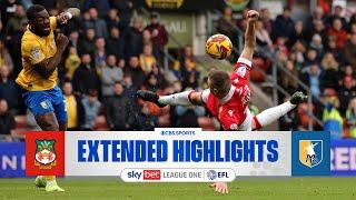 Wrexham vs. Mansfield Town: Extended Highlights | EFL League One | CBS Sports Golazo