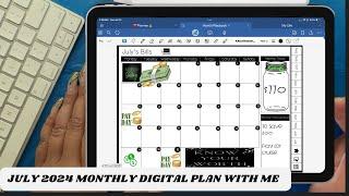 JULY 2024 Budget DIGITAL PLAN WITH ME