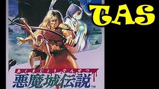 【TAS】悪魔城伝説【レトロゲーム】【ニコニコ動画コメ付き】