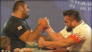 Levan SAGINASHVILI vs Arif ERTEM | ARM WRESTLING WAF 2016