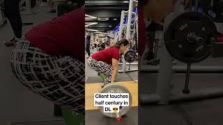 Client's progress #deadliftexercise #strengthtraining
