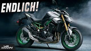 Dauerbrenner reloaded! Kawasaki Z900 2025 alle Daten enthüllt!