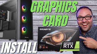 How To Install a Graphics Card in a PC (Gigabyte GeForce RTX 3060 Install)