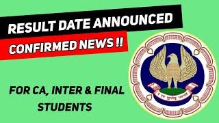 CA Inter May 24 Result Date ! CA Final May 24 Result Date ! CA Inter Result ! CA Final Result