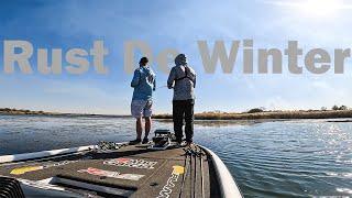 Winter bass fishing at Rust de Winter