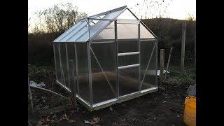 Harbor Freight Greenhouse 6x8 How To Build With Part Numbers 4k