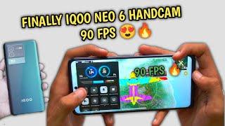 90 FPS GAMEPLAY IN IQOO NEO 6 WITH FPS METER | SCREEN RECORDING | HANDCAM