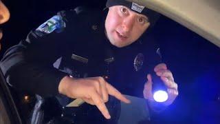 Hilarious video. Guy makes cop laugh, then makes us all laugh!