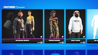 BALENCIAGA BUNDLES in Fortnite ITEMSHOP preview (Game Knight, The Look...)