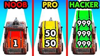 NOOB vs PRO vs HACKER NUMBER CAR