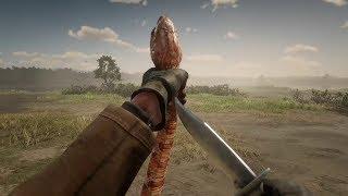 Red Dead Redemption 2 - All Skinning Animations (First Person) - All Animals Skinned / Captured