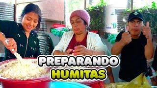 PREPARANDO HUMITAS CON MI NUERITA | Señora Marinita Ft. Elvia Maji