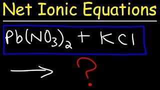 How To Write Net Ionic Equations In Chemistry - A Simple Method!
