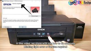 How to Reset EPSON L130 L220 L310 L360 L365 Printer with Resetter | INKfinite