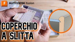 Come modellare una SCATOLA parametrica con coperchio a SLITTA - Ft. Autodesk Fusion