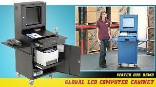 Global LCD Mobile Computer Cabinet