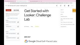 Get Started with Looker: Challenge Lab || #qwiklabs || #ARC107 ||  [With Explanation️]