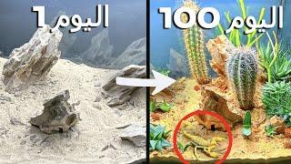 محاكاة صحراء لمدة 100 يوم