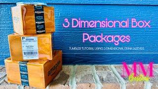 3 Dimensional Box Packages Tumbler Tutorial