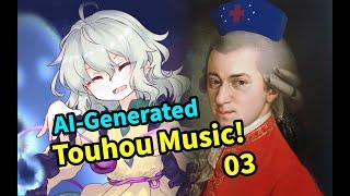 【AI Generated Touhou Music】Touhou x Artificial Intelligence Mozart【Hartmann's Youkai Girl】