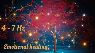 Theta 4 -7 Hz frequency deep sleep music Detox and restore emotional balance