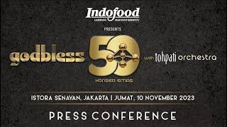 KONFERENSI PERS "INDOFOOD PRESENTS KONSER EMAS 50 TAHUN GOD BLESS WITH TOHPATI ORCHESTRA"