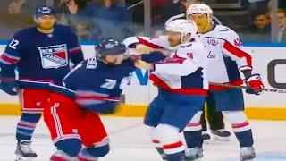 Juuso Parssinen Matt Roy Fight | New York Rangers vs Washington Capitals 2025 NHL Highlights