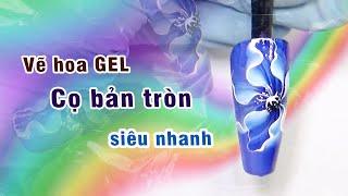 Vẽ gel cọ bản tròn dành cho người mới bắt đầu