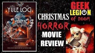 YULE LOG ( 2023 Jeff Kirkendall ) Evil Dead Style Chritmas Horror Movie Review
