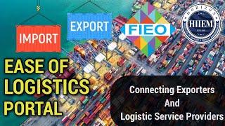 EASE OF LOGISTICS PORTAL By FIEO