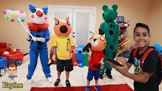 Piggy’s Toys and Roblox costumes | Deion’s Playtime Skits