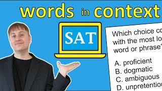 Words in Context (Vocab) Questions on the Digital SAT: 3 Step Method with Examples