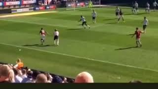 Anwar el ghazi’s amazing flip flap skill vs Bolton