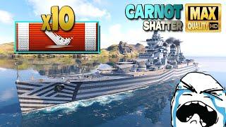 Cruiser Carnot: 10 ships destroyed - World of Warships